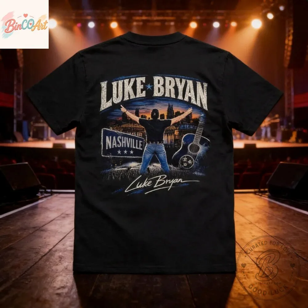 Luke Bryan Nashville T-Shirt 2026 - Country Music Concert Graphic Tee 5 Luke Bryan Nashville T-Shirt 2026 - Country Music Concert Graphic Tee