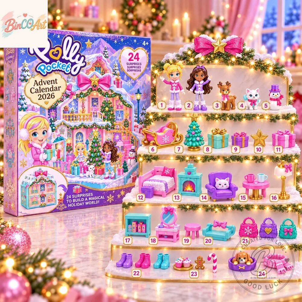 Polly Pocket Christmas Countdown Advent Calendar 2026