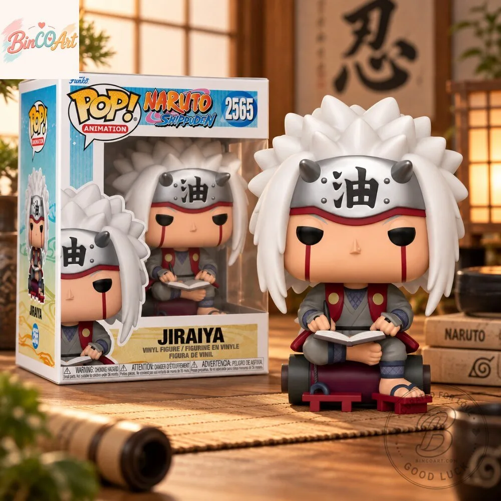 Funko Pop Jiraiya Reader Naruto Shippuden Vinyl Figure